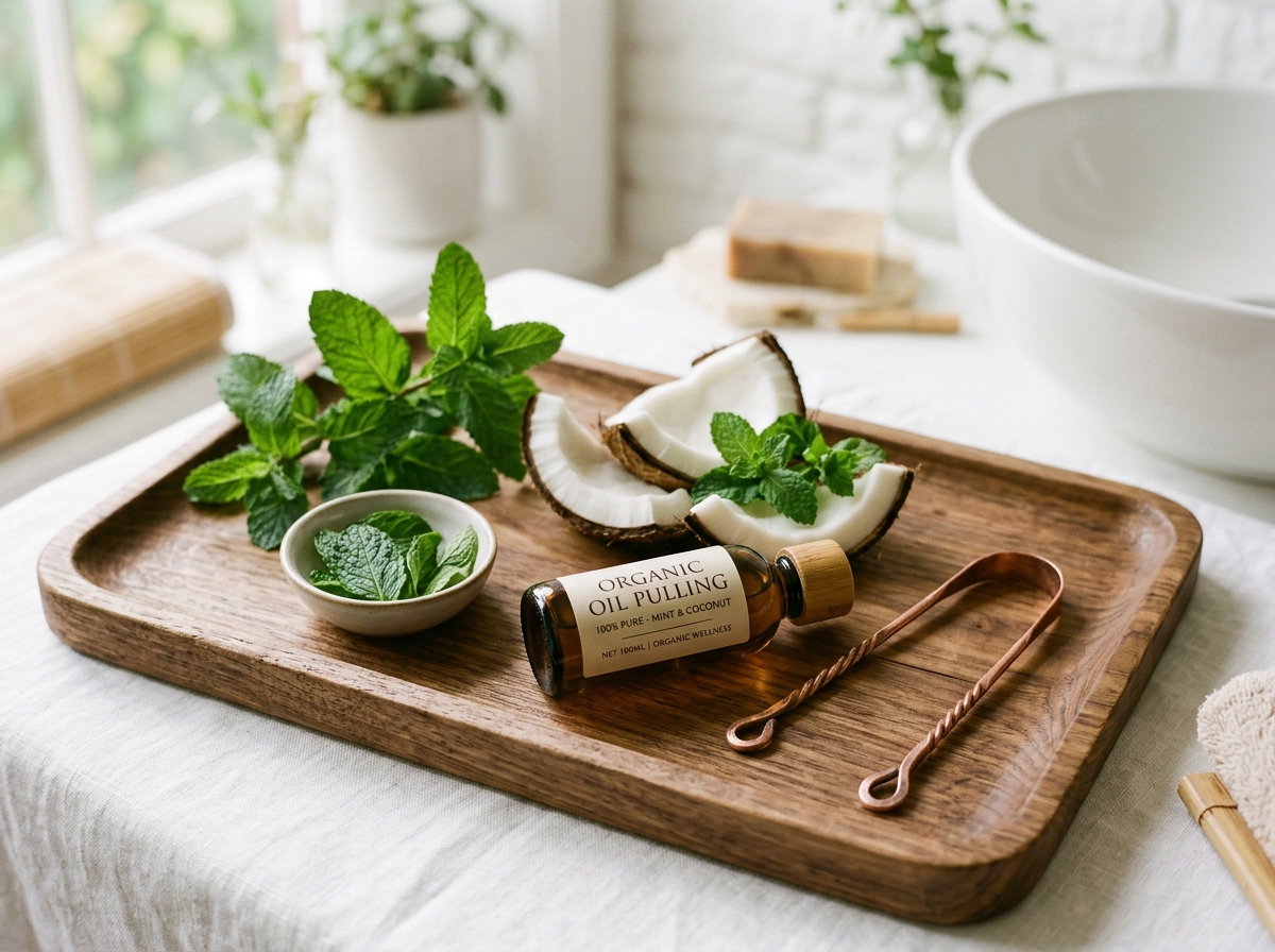 Serene Organic Spa Oral Routine