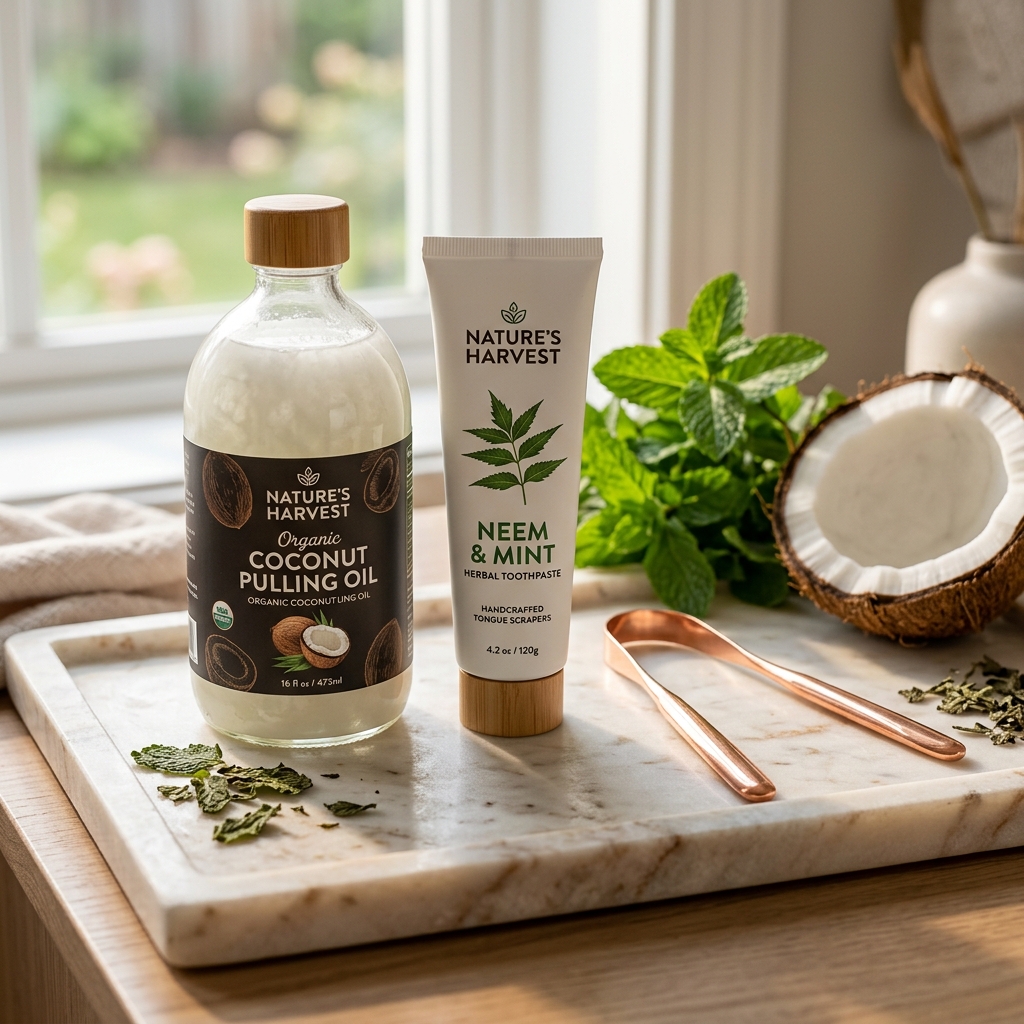 Natruveda 3-Step Ayurvedic Oral Care Ritual Bundle
