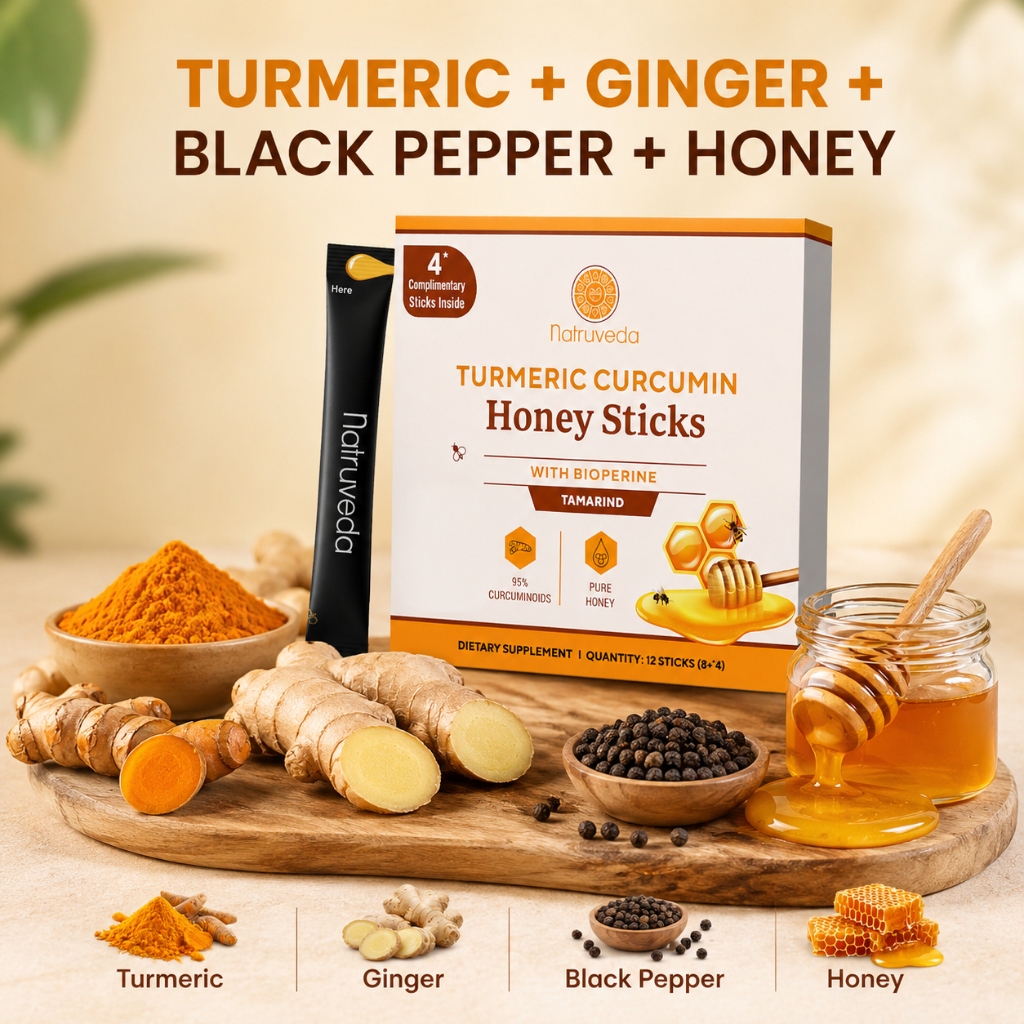 Turmeric Curcumin Honey Sticks Packaging